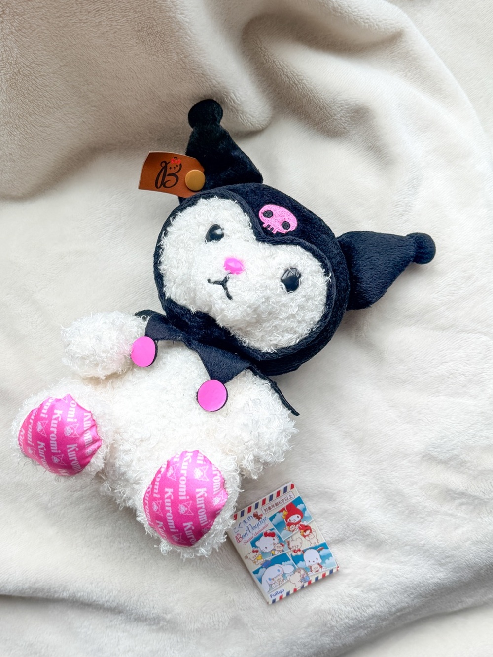 NWT Sanrio Kuromi x Koguma Bon Voyage Teddy Bear Toy Plush